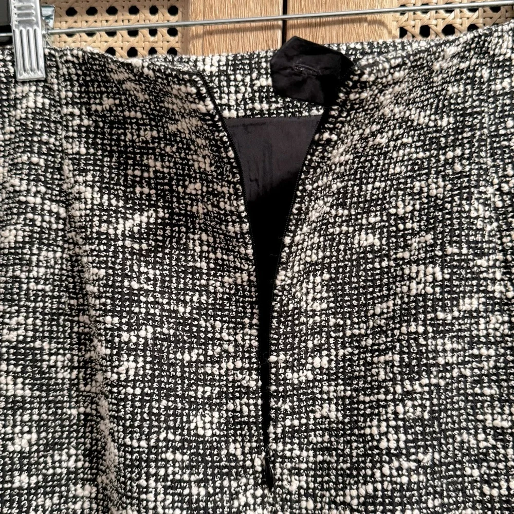 Lafayette 148 Womens Midi  Pencil Tweed Skirt Size 12